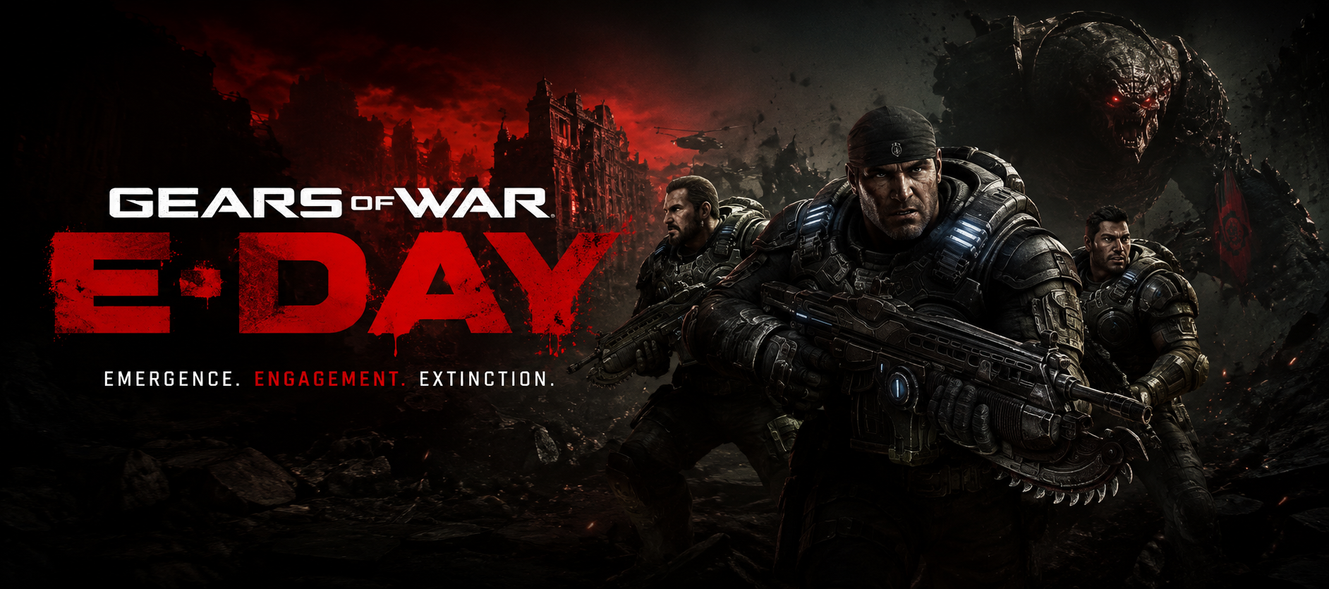 Gears of War E-Day artwork