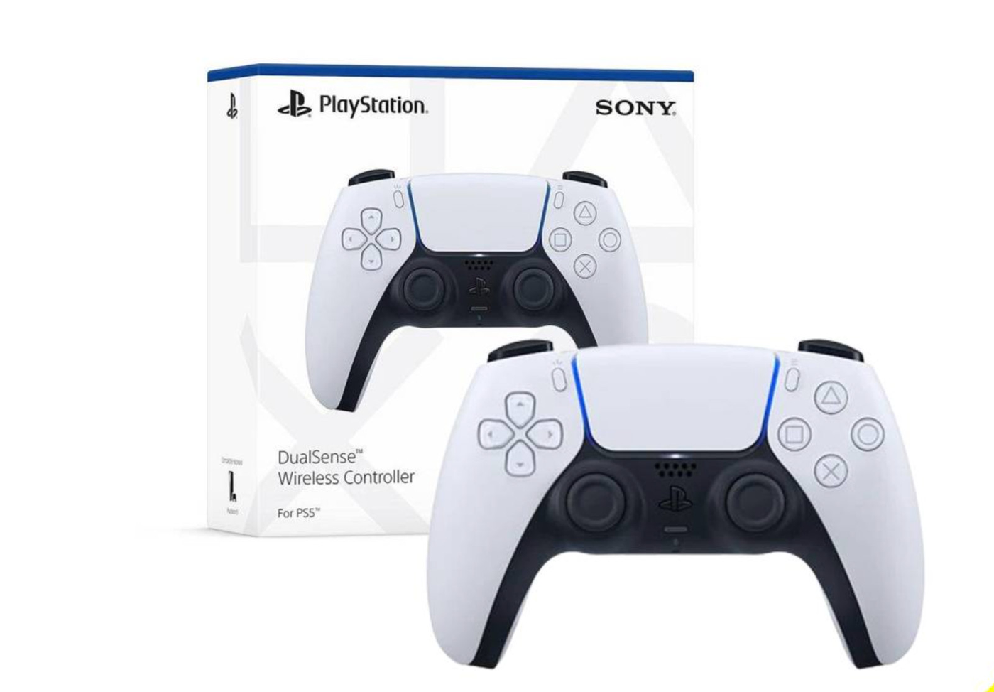 Sony PlayStation 5 DualSense wireless controller with retail box