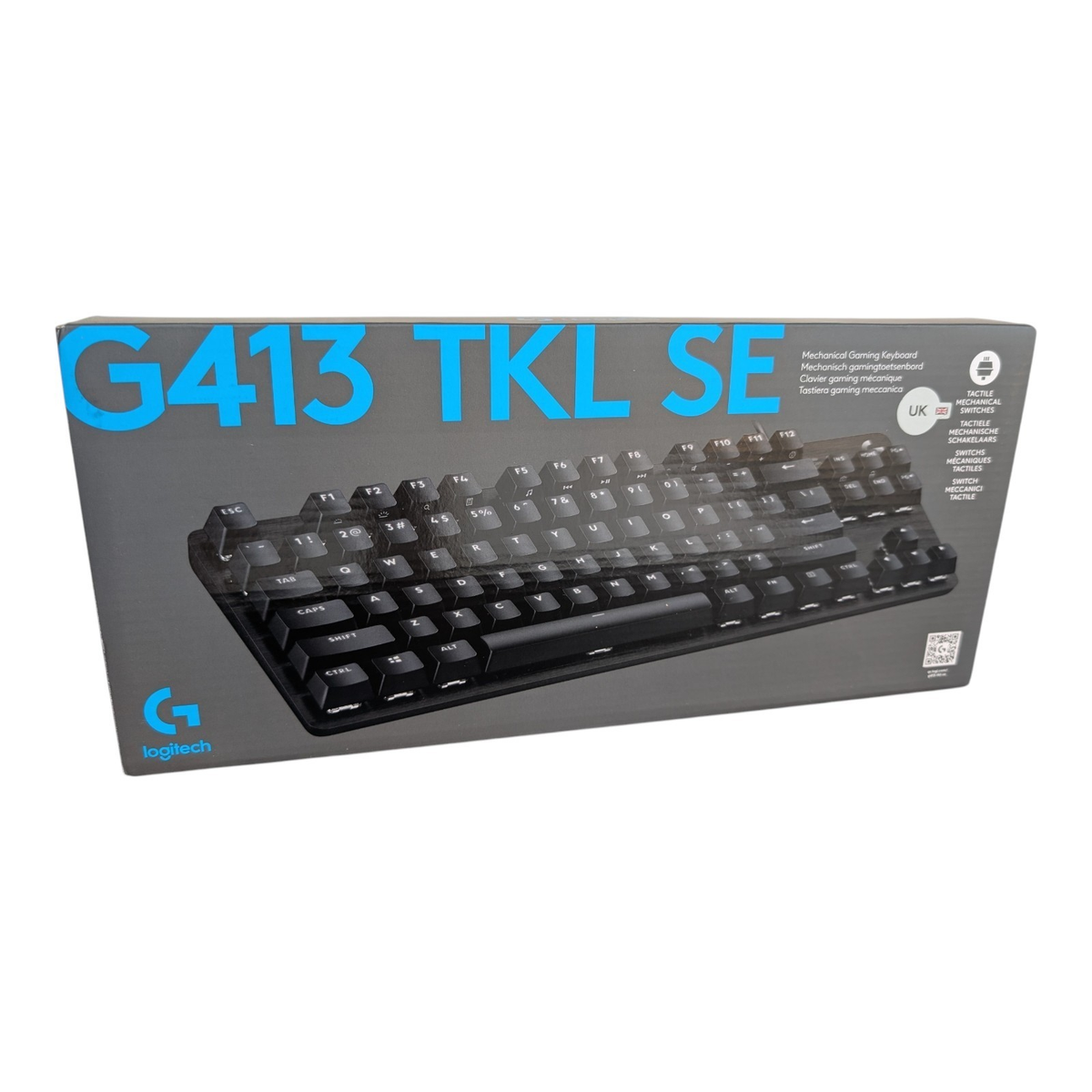 Logitech G413 TKL SE Backlit Mechanical Wired Gaming UK Keyboard