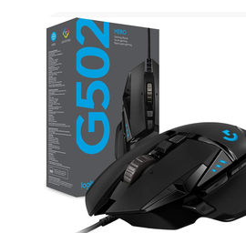 Logitech G502 HERO LIGHTSYNC RGB Performance Wired Gaming Mouse with HERO 25K Sensor