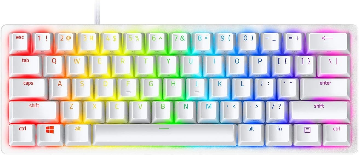 Razer Huntsman Mini 60% Gaming Keyboard with Rapid Trigger Mode and Chroma RGB Lighting