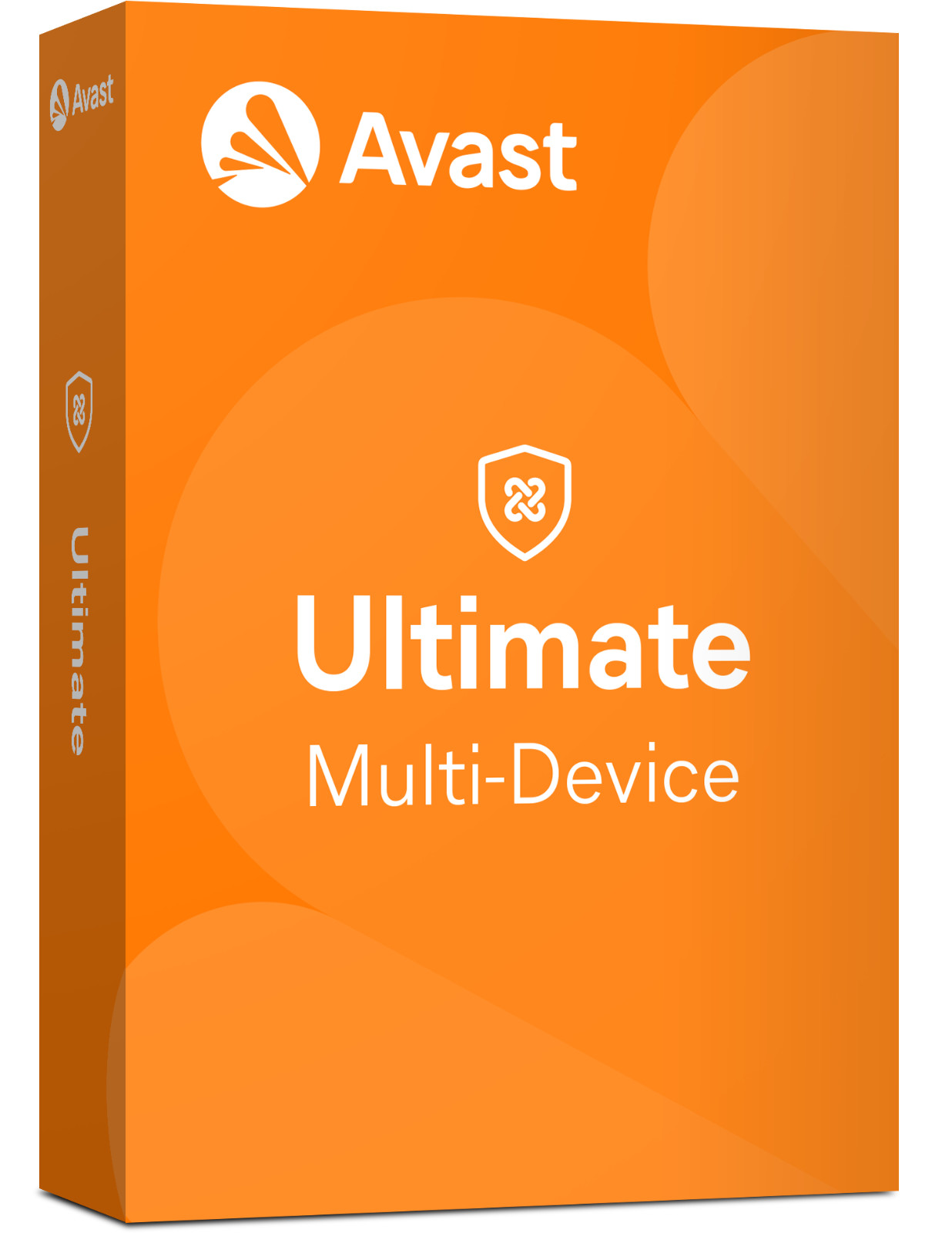 Avast Ultimate multi-device security software retail box artwork